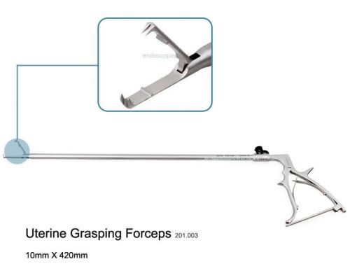 Brand New Uterine Grasping Forceps 10X420mm Laparoscopy