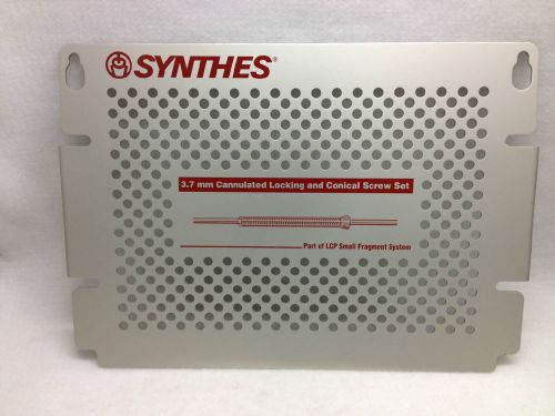 Synthes ref# 60.240 empty case for 3.7mm cannulated locking screw set for sale