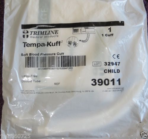 Trimline Tempa-Kuff Disposable Child Blood Pressure Cuff Two Tubes (hoses)