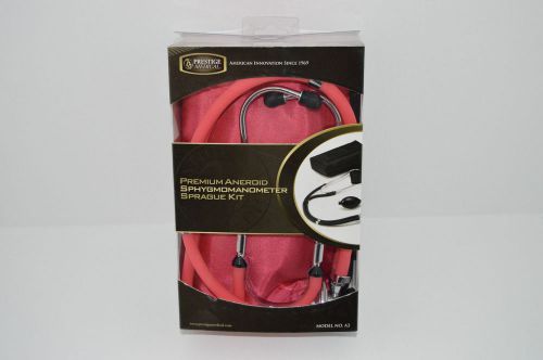 Premium aneroid sphygmomanometer / sprague kit &amp; carrying fashion! passion pink for sale