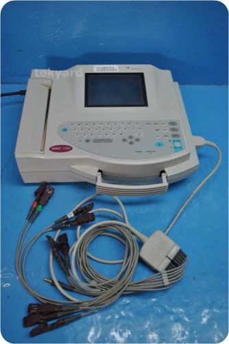 GE MEDICAL SYSTEMS MAC 1200 INTERPRETIVE 12 LEAD ELECTROCARDIOGRAPH ECG, EKG @