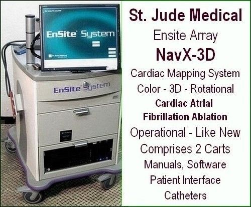 ST. JUDE MEDICAL ENSITE ARRAY - NavX-3D CARDIAC ATRIAL ABLATION