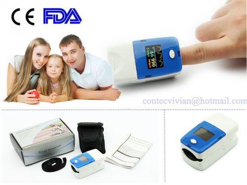 Lowest cms50c color finger pulse oximeter spo2 pulserate blood oxygen saturation for sale