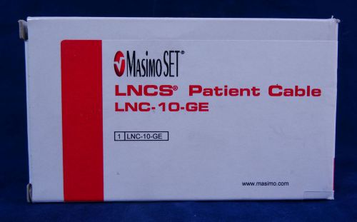 Masimo lncs patient cable lnc-10-ge 2016 for sale