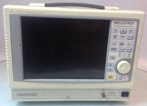 Invivo millenia vital signs patient monitor 3155a model 3155 a  anesthesia for sale