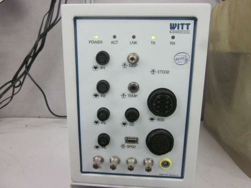WITT Biomedical Series IV Physio-Monitoring Info System FRONT END! POWER TESTED!