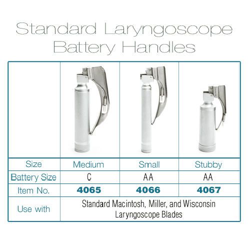 ADC Satin Laryngoscope handle