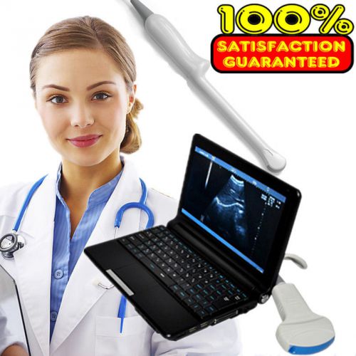 Digital Laptop Ultrasound Scanner Machine Convex&amp;Trans-vaginal probe+ free3D