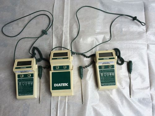 Lot of 3 Diatek Electronic Thermometers Model 600!! Warranty!!!