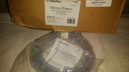 ReliaMed Non-Sterile 25&#039; Oxygen Tubing with Two Standard Connectors  (25 TUBES)