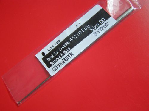 BUCK Ear Curettes 6-1/2&#034; SIZE 00 BLUNT Str ,ENT Surgical &amp; Veterinary Hospitals