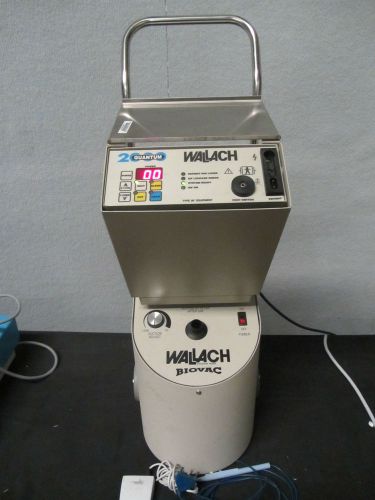 Wallach Quantum 2000 Electrosurgery Unit with Biovac