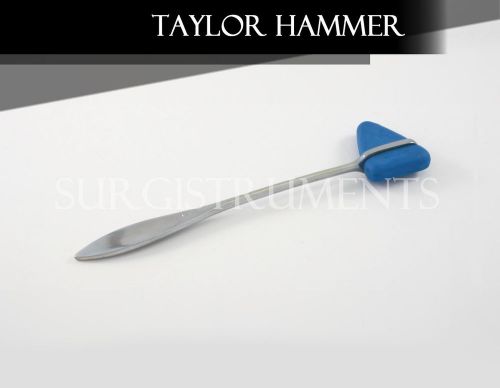 Set of 4 BLUE Taylor Percussion (Reflex) Hammers - Medical Surgical Instruments