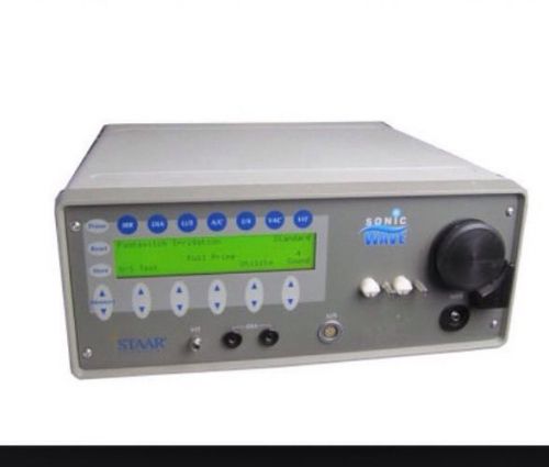 STAAR Surgical Sonic WAVE phacoemulsification system (ultrasound alternative)