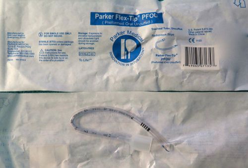 Parker Flex-Tip Preformed Oral Endotracheal Tube UnCuffed 3.5 mm