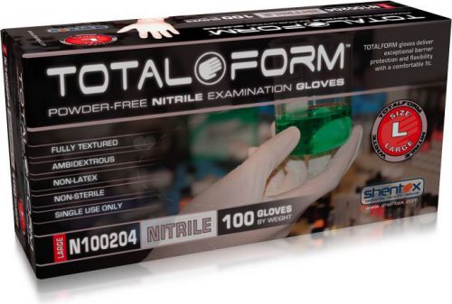 White disposable nitrile latex-free 100/1000 gloves all sizes dental tattoo lab for sale