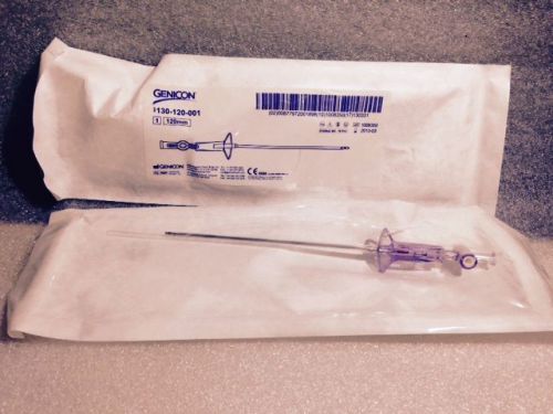 Genicon 120mm Veress Insufflation Needle, Ref 130-120-001, Lot of 2