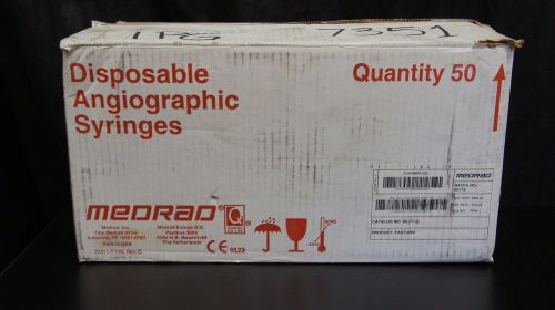Medrad 60-FT-Q Sterile Disposable Angiographic Syringe 60ml ~ Box of 50
