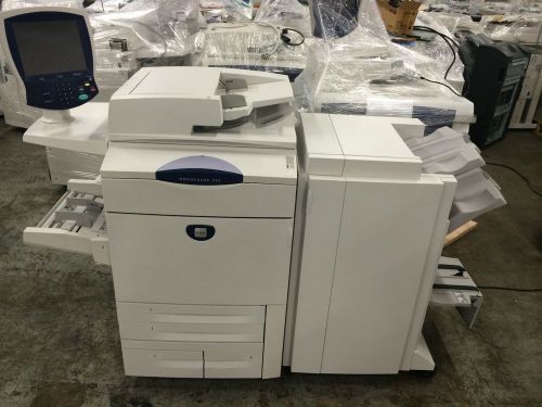 Xerox docucolor 252 with bustle fiery and advance finisher!! prints up to 13x19 for sale