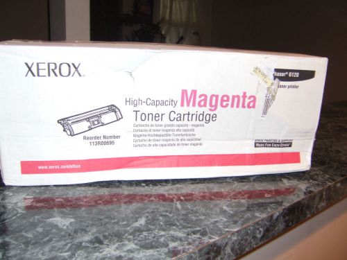 113R00695 MAGNETA TONER CARTRIDGE-NEW IN BOX ACTUAL XEROX HIGH CAPACITY UNIT