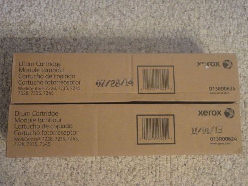 Xerox Drum Cartridges, 13R624, WC7228, 7235, 7245, 7328, 7335, 7345 set of 2