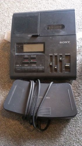Sony BM850 working transcriber microcassette + foot pedal - No Adapter