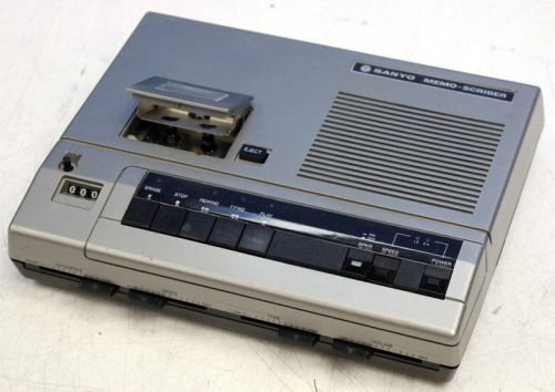 Sanyo trc5030 microcassette transcribing equipment memo-scriber for sale