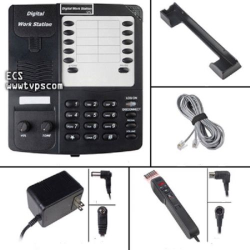 Dac da-113-sb-s d-phone digital station w/barcode mic for sale