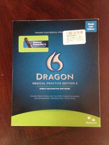 Dragon Medical Practice Edition II with Nuance PowerMic II