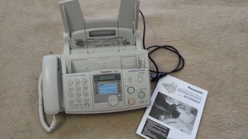 panasonic kx-fhd331 compact plain paper fax