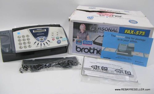 NEW Brother FAX-575 Plain Paper Fax Phone &amp; Copy Machine MISSING PHONE