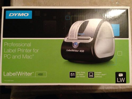 New Dymo LabelWriter 450 Label Thermal Printer Professional Label PC &amp; Mac NIB