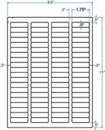 1.75 x 0.5 white return address labels (5520) :310555 for sale