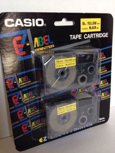 NEW Casio Tape Cartridge 2pcs