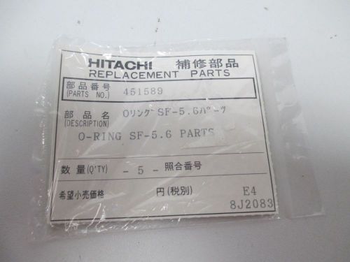Lot 5 new hitachi 451589 o-ring sf-5/6 replacement part d260292 for sale