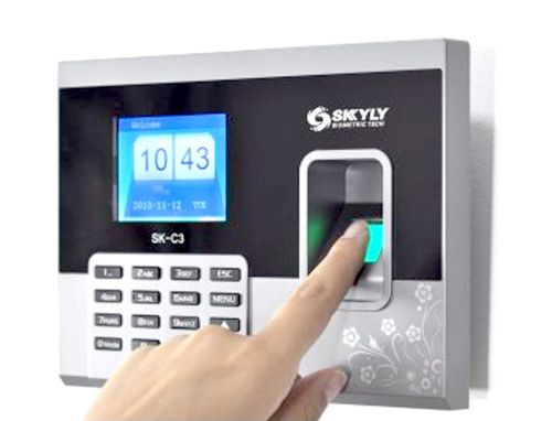 Biometric Fingerprint Attendance System Employee Staff Time Clock Recorder