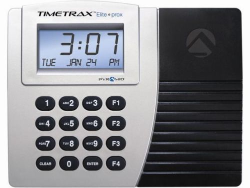Pyramid time clock systems trax elite prox proximity attendance &amp; time recorder for sale