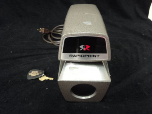Rapidprint arl-e time date stamp with key rapid time clock time recorder for sale