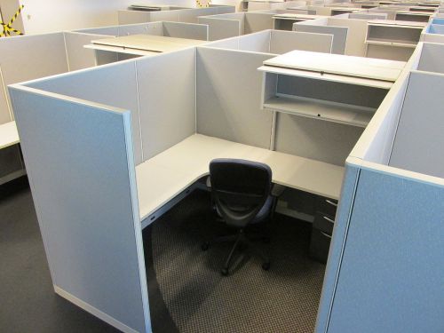 (63) KIMBALL CETRA OFFICE CUBICLE MODULAR STATIONS ONLY $499.00 EA. SUPER NICE