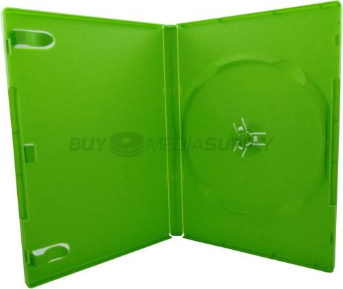 14mm Standard Green 1 Disc DVD Case - 20 Pack