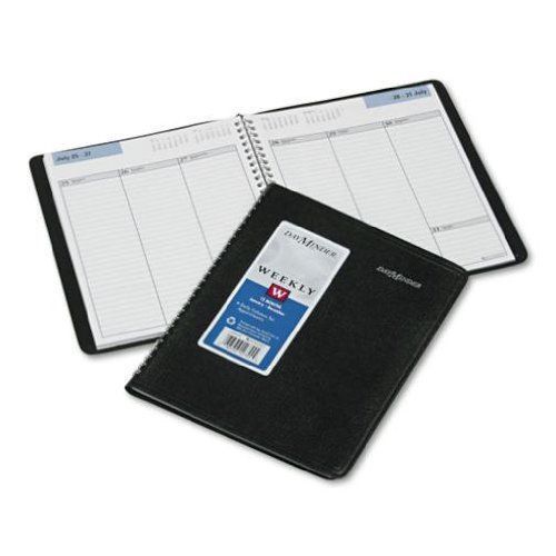 DayMinder Recycled Weekly Planner, 6 x 9 Inches, Black, 2013 (G590-00) New