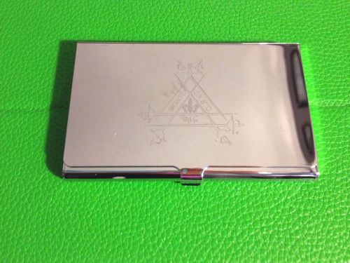 Silver Clasp Businesd Card Holder NEW FAST SHIPPING!!