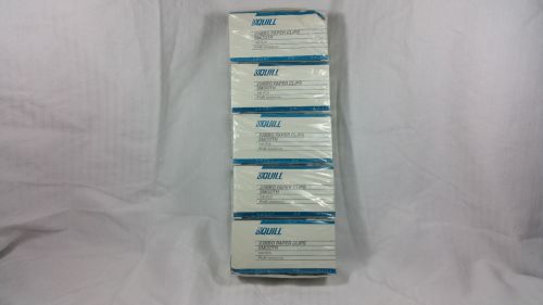 NEW QUILL JUMBO PAPER CLIPS SMOOTH -100 PER BOX  - 10 BOXES