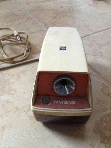 hot deal panasonic electric pencil sharpener very retro