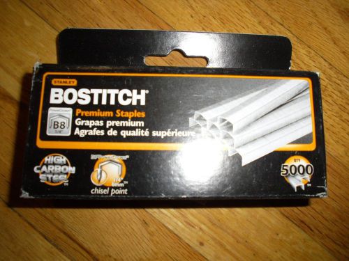 New 5000pk stanley bostitch b8 staples chisel point use in b8 line  stcrp211514 for sale