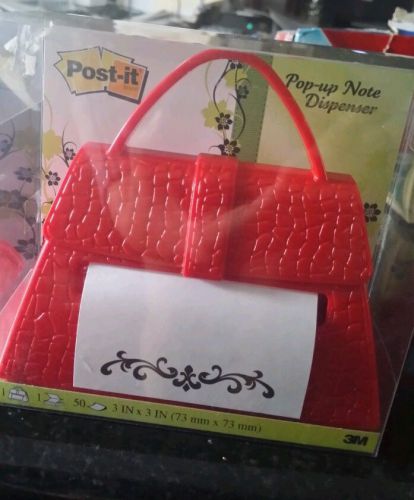 Post-it Pop-up Notes Dispenser for 3 x 3in Notes, Purse Design