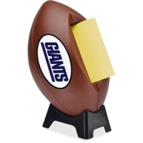 Post-it popup football team logo note dispenser - 3&#034; x 3&#034; - holds 50 (fb330nyg) for sale