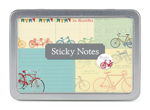 Cavallini &amp; co. bicycles sticky note pad set/ decorative post its for sale