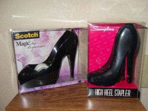 Scotch tape high heel shoe  &amp; stapler free ship! for sale