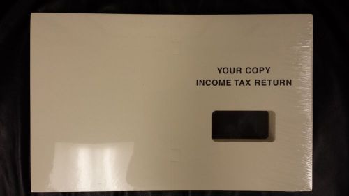 Tax Return Folder - Greatland Side-Staple Folder with Window (FL41XX)